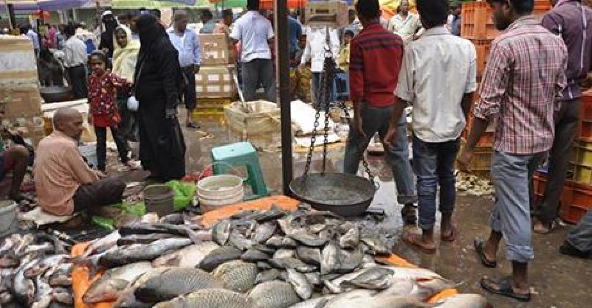 Citizens throng fish markets